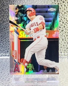 Mike Trout - 2020 Topps Chrome REFRACTOR #1 - ANGELS 😇 - Picture 1 of 6