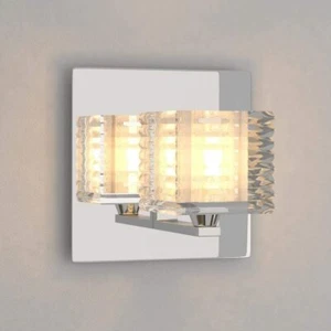 Hampton Bay Olivet 1 Light Chrome Wall Sconce - Picture 1 of 6