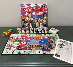Monopoly Junior Disney Channel Edition Board Game COMPLETE Hannah Montana - Picture 1 of 12