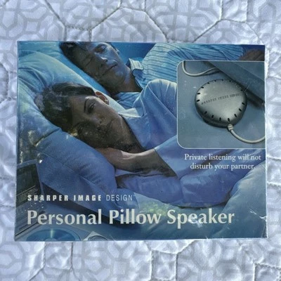 VTG Sharper Image Design Personal  Pillow Speaker Under Pillow New Sealed Box - Image 1 of 4