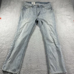 Pantalones de mezclilla Slade Wilder para hombre 36x32 ajustados corte bota lavado claro vaquero retro occidental Y2K - Imagen 1 de 12