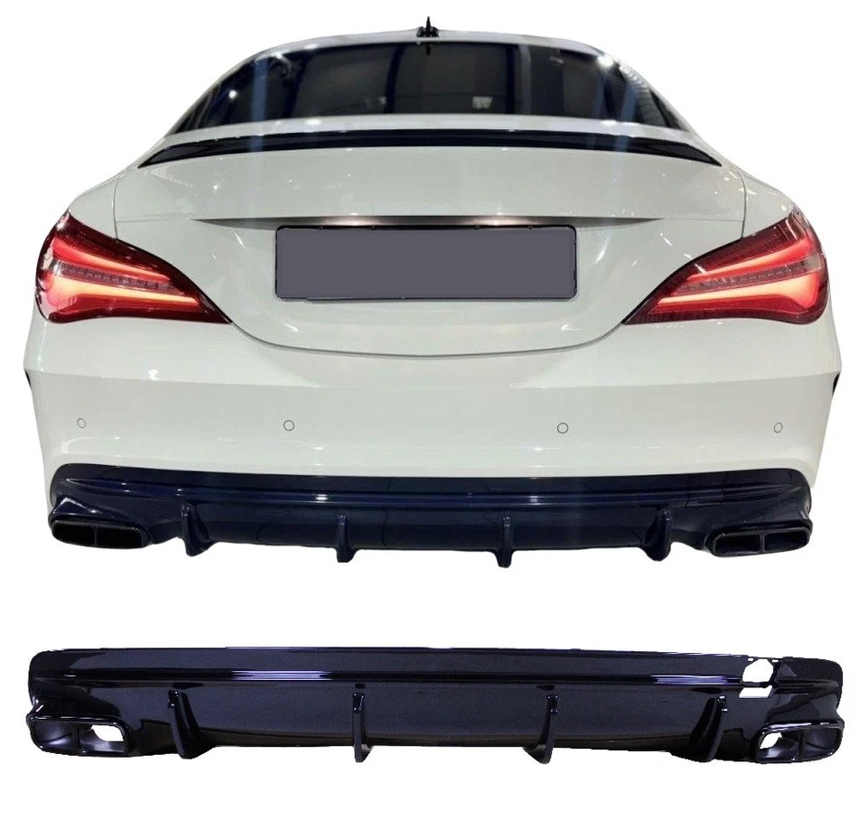 Diffuseur pour Mercedes CLA C117 W117 X117 Look CLA 45 AMG - Photo 1/4