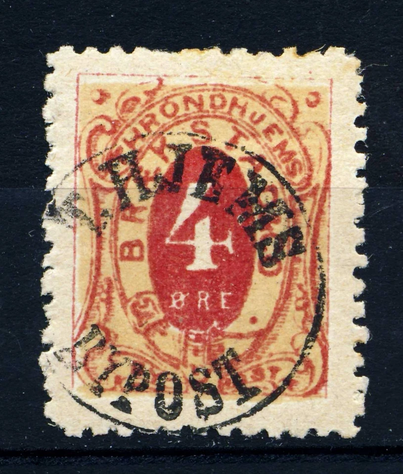 NORWAY . Trondheim Local . Mint Hinged - Image 1 of 1
