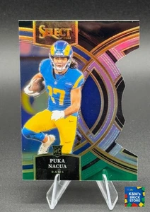2023 Panini Select - Premier Level Puka Nacua #199 Black & Green Prizm - Picture 1 of 2
