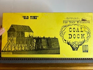 FINE SCALE MINIATURES #155  Old Time Coal Dock "Craftsman KIT" H.O. 1:87 - Picture 1 of 2