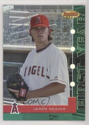 2005 Bowman's Best Green /899 Jered Weaver #36 Rookie RC - Image 1 of 2