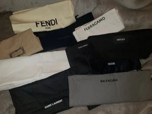 Authentic Luxury Designer Dust Bags (10) Mixes Sizes - Picture 1 of 4
