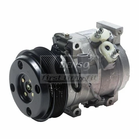 Compresor DENSO 471-1371 con embrague para 01-08 Toyota Camry Highlander Solara Foto 1 de 4