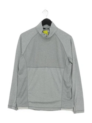 Ropa de salón Ellesse para hombre M gris 100 % poliéster cuello alto básica Foto 1 de 4