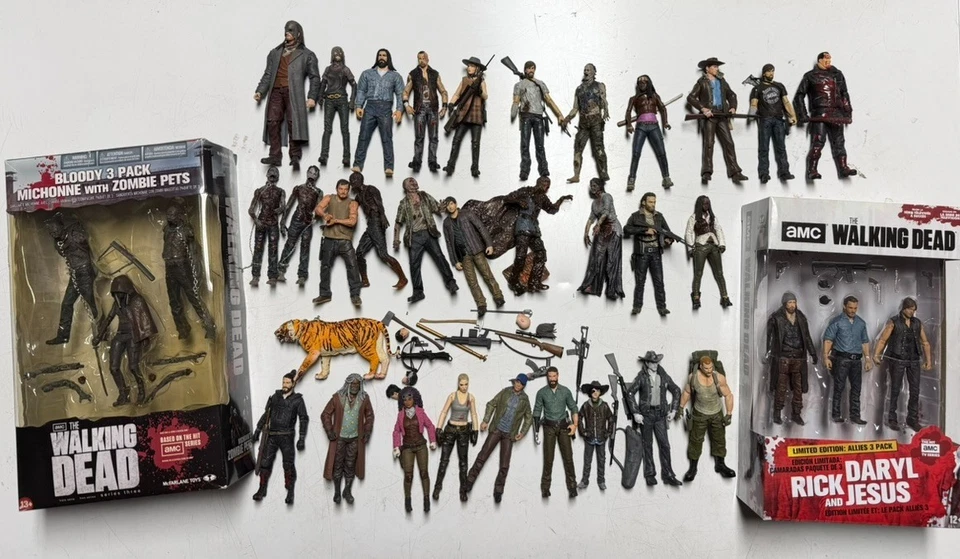 The Walking Dead Rick Daryl Jesus Limited Edition Allies 3 PK McFarlane Toys