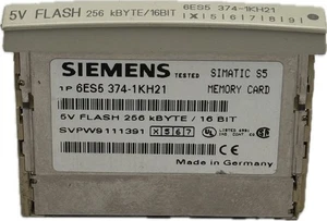 Siemens SIMATIC S5 Memory Card 256KB 6ES5 374-1KH21 E:04 6ES5374-1KH21 - Bild 1 von 1