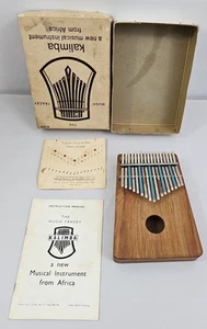 Vintage Hugh Tracey Kalimba Africa Treble “Finger piano” W/ Instructions & Box - Picture 1 of 10