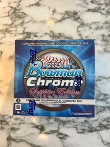 2025 Bowman Chrome Baseball Sapphire Edition Hobby Box SEALED / IN HAND READY - Bild 1 von 4