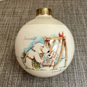 HALLMARK KEEPSAKE ORNAMENT GRANDMA GLASS BALL DATED 2002 CHRISTMAS - Picture 1 of 9