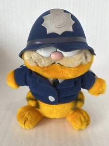 Vintage Garfield Plush Police Office Flatfoot with Tag 1981 - Picture 1 of 13