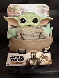Star Wars Mandalorian Child Baby Yoda 11 Zoll Mattel sprechender Plüsch Konvolut Schulranzen - Bild 1 von 13