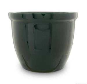 KERAZO Keramik Blumentopf Pflanzkübel Planzgefäß 22x18 Outdoor Frostfest GRÜN - Bild 1 von 7