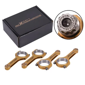 Titanized H-Bem Connecting Rods for Toyota Corolla (E170) Levin 1.2L 8NR-FTS - Picture 1 of 12