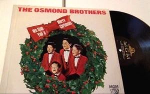 THE OSMOND Brothers We Sing You A Merry CHRISTMAS lp Osmonds w MGM inner PLAY EX - Picture 1 of 12