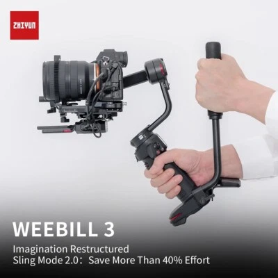 ZHIYUN Weebill 3 3-Axis Handheld Gimbal Stabilizer For DSLR Mirrorless Cameras - Image 1 of 4