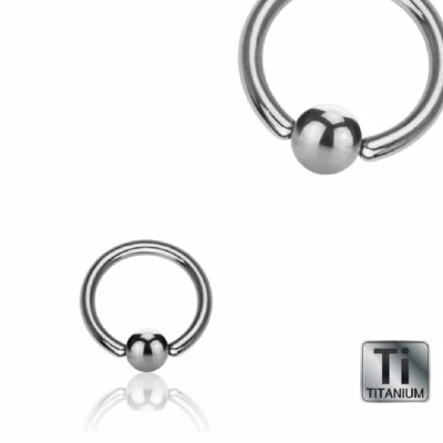 Nasenpiercing Titan Septum Universal Brust Ohr Nase Piercing Ring Bauchnabel - Bild 1 von 4