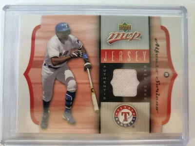 2005 Upper Deck MVP Jersey #AS Alfonso Soriano - Image 1 of 2