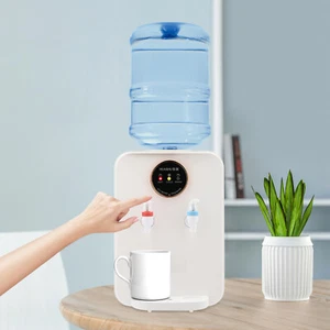 500ml Top Loading Hot Cold Water Dispenser Tabletop Countertop Drinking Machine - Imagen 1 de 20