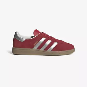 ADIDAS MUNCHEN : SCARLET RED / METALLIC SILVER / GUM : GY7402 : EU 46 : UK 11 - Picture 1 of 16