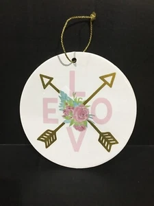 Valentine’s Day Ashland  Love Sign Ceramic Wall Art Decor 7.5"x7.5"  New ❤️ - Picture 1 of 2
