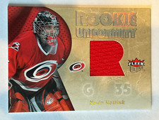 2005-06 Ultra Rookie Uniformity Jerseys Kevin Nastiuk Carolina Hurricanes #RU-KN