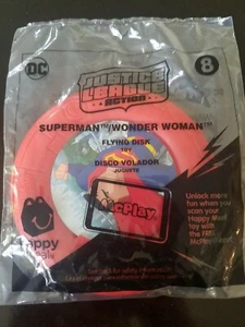 Nuevo Disco Volador Sellado Liga de la Justicia McDonald's Happy Meal Juguete # 8 - Imagen 1 de 2