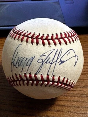 GREGG JEFFERIES 2 FIRMADO AUTOGRAFIADO ¡BÉISBOL SOLO! ¡Mets, Filis, Cardenales! Foto 1 de 2