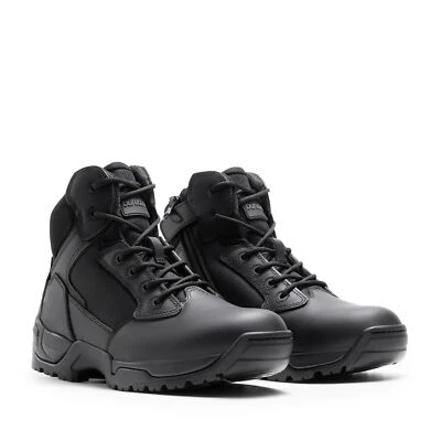 Men's Military Tactical Work Boots Side Zipper Motorcycle Combat Boots - Image 1 of 4
