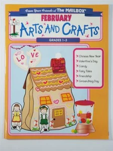 February Monthly Arts and Crafts Grades 1-3 2000 Paperback NEW - Picture 1 of 1