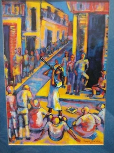 Margaret Slade Kelley spielt um Tipps New Orleans French Quarter  - Bild 1 von 3