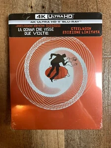 Vertigo w. Steelbook (4K UHD + Blu-ray, 1958, EU Import, Region Free) *NEW* - Picture 1 of 3