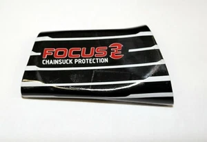 Focus Protezione Puntone Catena Protezione Telaio da Incollare Rosso LOGO Carbonio NUOVO - Foto 1 di 2
