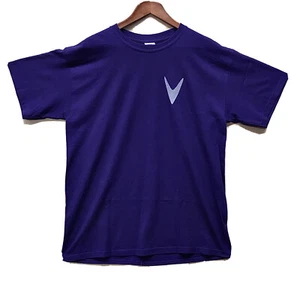 Star Trek Logo Space Cadet T-Shirt Size Large Graphic Tee Purple - Bild 1 von 4