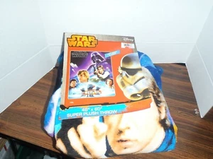 Disney Star Wars Rebel Leaders Soft Throw Blanket 46"X 60" NEW With Tags - Picture 1 of 1