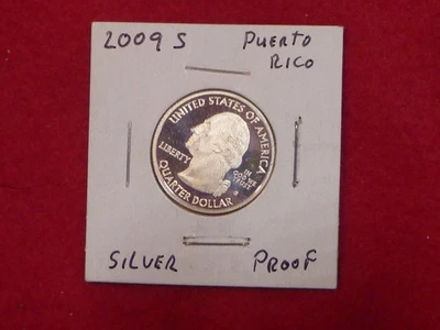 2009-S Silver Proof Washington Quarter     Puerto Rico - Image 1 of 2