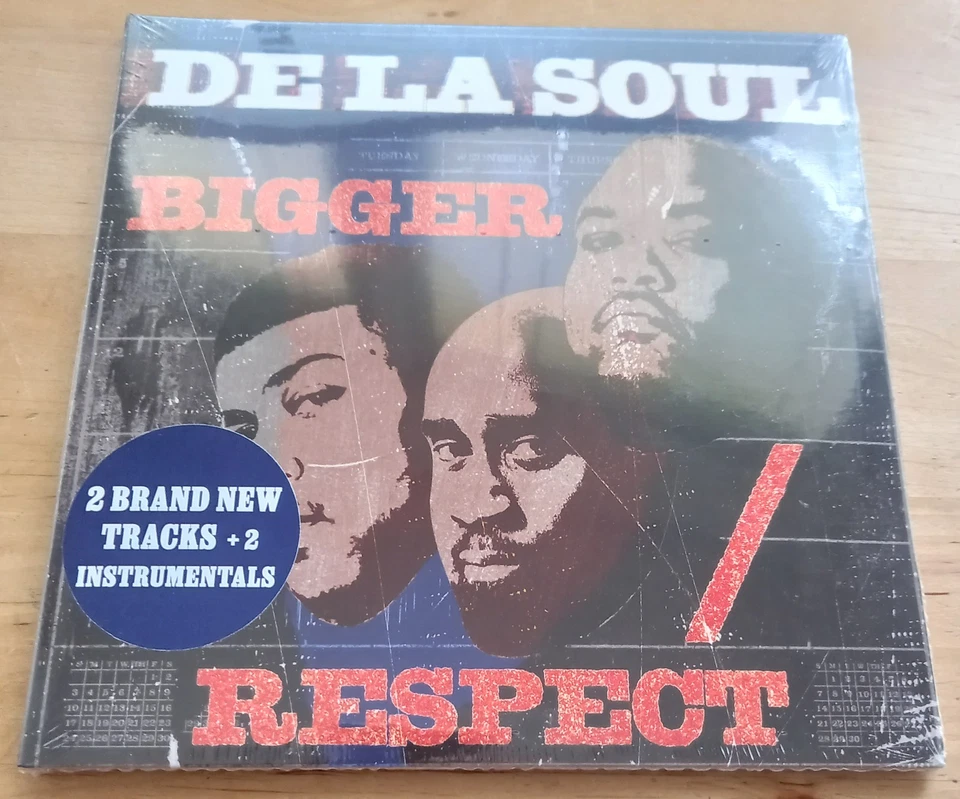 DE LA SOUL Bigger  / Respect DOUBLE 45t 7" Gatefold ALLEMAGNE 2025 BMG 964143111 - Photo 1/2