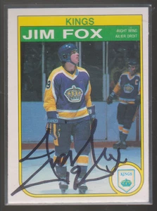 Autogramm 82/83 OPC Jim Fox - Kings - Bild 1 von 1
