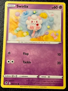 Swirlix 083/195 NM Non Holo Adorable Asako Ito Crocheted Art Pokémon Card! - Picture 1 of 1