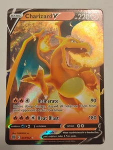 Pokémon TCG Charizard V Spada e Scudo: Stelle Brillanti 017/172 Holo Ultra Rara - Foto 1 di 2