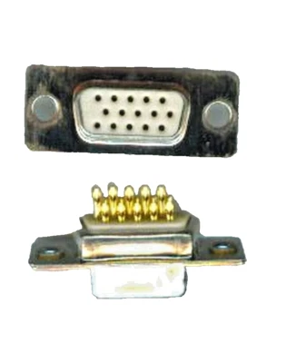 MORECRAFTS 👉 Sub-HD-Buchse 15pol 3-reihig (VGA) 3-row female HDB15 D-Sub High Density MTC