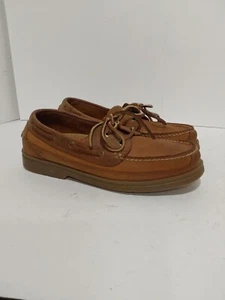 SPERRY TOP SIDER BROWN LEATHER SLIP ON CASUAL BOAT MEN'S 8.5M SHOES - Bild 1 von 5