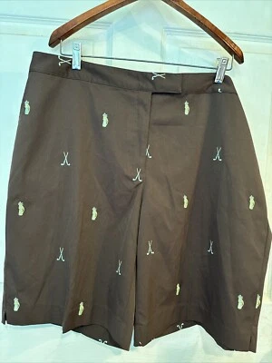 Сумка/клюшка для гольфа женская Coral Bay размер 18 коричневая с милой вышивкой новая без ценников - Изображение 1 из 4