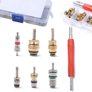 R134A A/C Car Auto Air Conditioning Valve Core Car Tire Assortment Kit 36Pcs - Picture 1 of 12