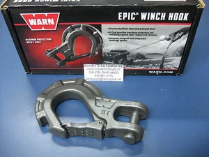 WARN 92090 Replacement 10000 Pound Epic Winch Hook Winch Latch Forged Steel 3/8 - Picture 1 of 2