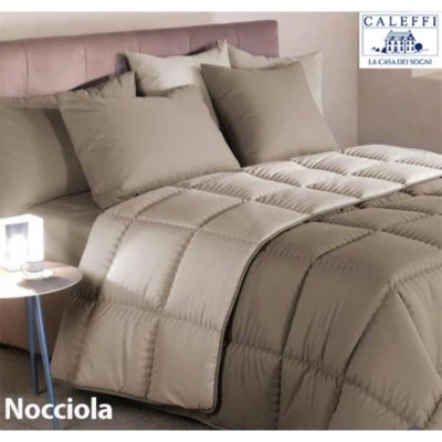Trapunta/Piumone matrimoniale Caleffi "Modern" tinta unita double face OFFERTA! - Immagine 1 di 4